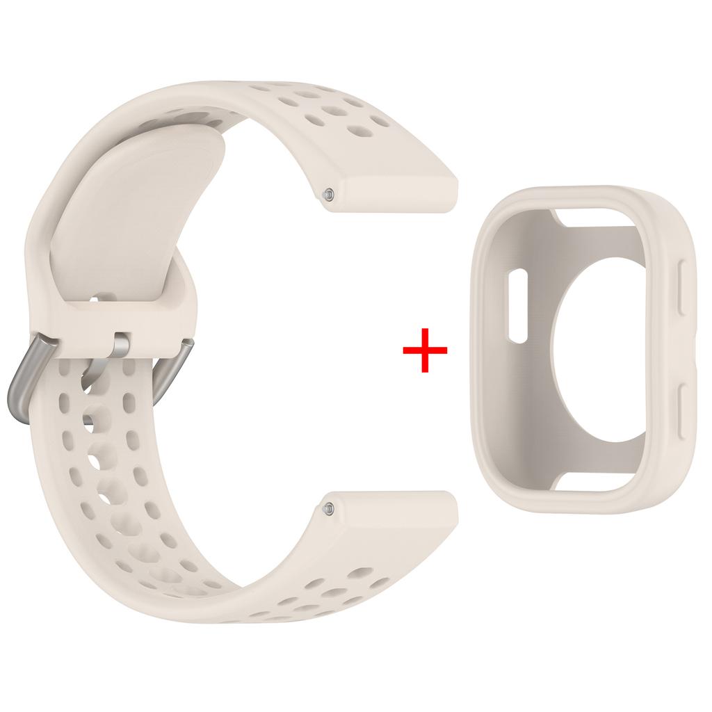 Оригинальный силиконовый+чехол для Amazfit Bip 6, аксессуары для ремешка, мягкий дышащий ремешок Correa+защитная накладка-бампер для браслета Amazfit Bip6