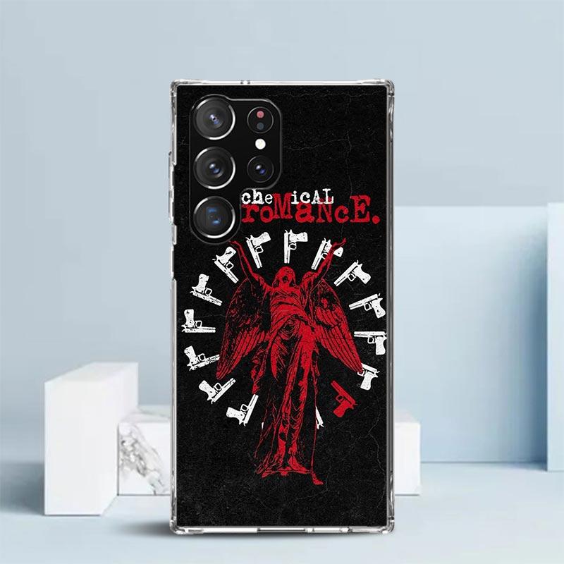 My Chemical Romance MCR Мягкий чехол для Samsung Galaxy S25 Edge S26 S24 S23 Ultra Чехол для телефона S22 S21 Plus S20 FE Принт Рисунок Sh