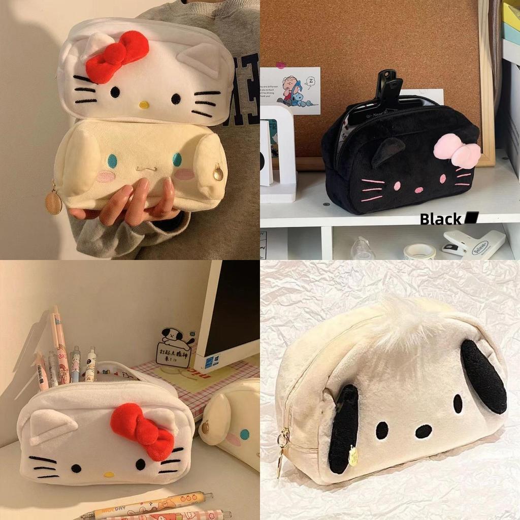 Hello Kitty Pochacco Plush Storage Bag With High Capacity For School And Home Organization