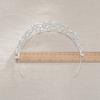 Bridal Handmade Beaded Rhinestone Crown Korean Alloy Handmade Crystal Tiara Accessories Headband