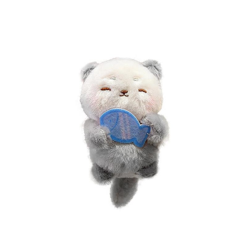 Animal Series Healing Plush Keychain Pendant With Cat Otter Lamb Design Panda