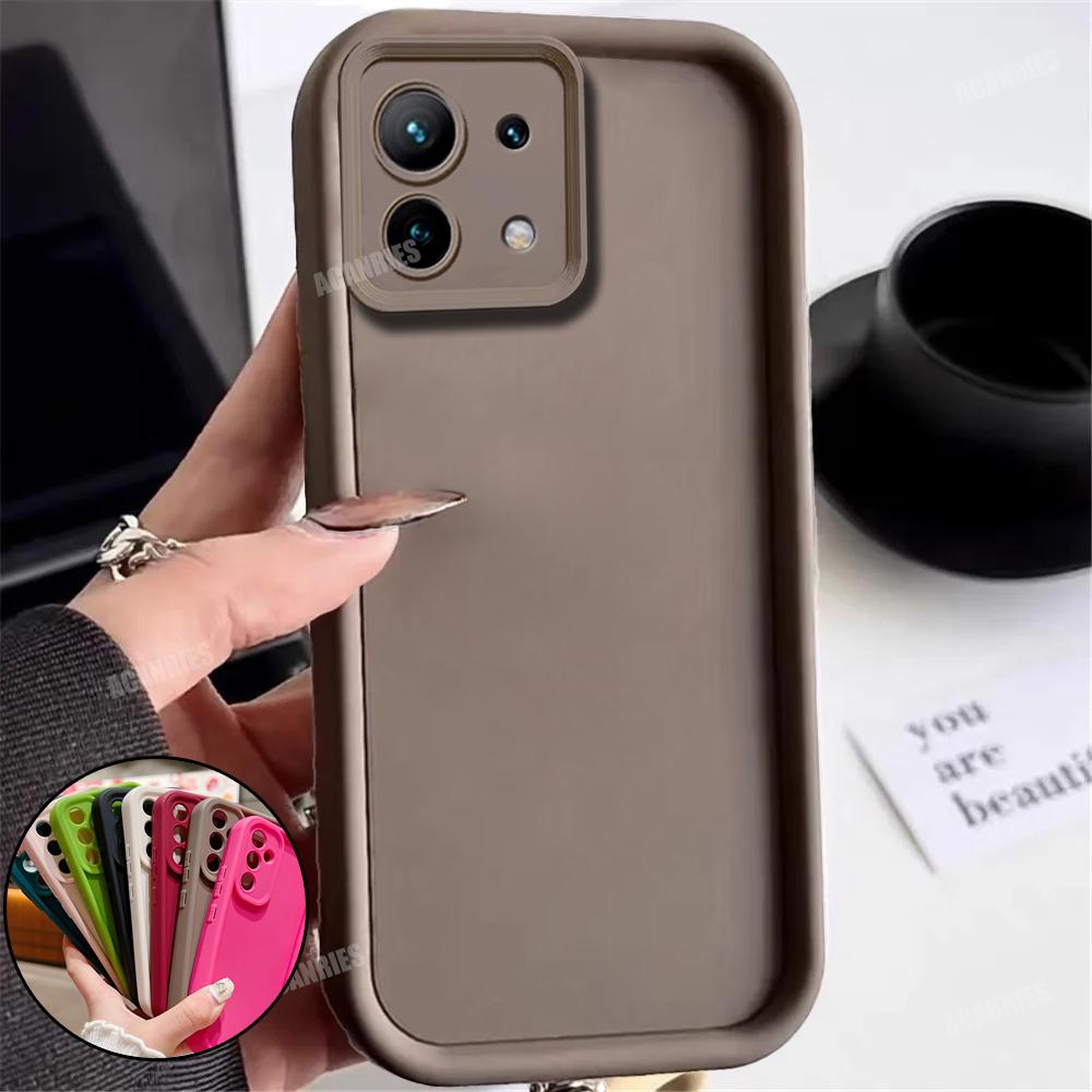 Для Xiaomi Mi 11 Lite 5g Ne 11i Матовый Мягкий Силиконовый Чехол Xiaomi11 11lite 4g Ударопрочный Задний Чехол с Подушками Безопасности Xiaomi11 Xiaomi11lite