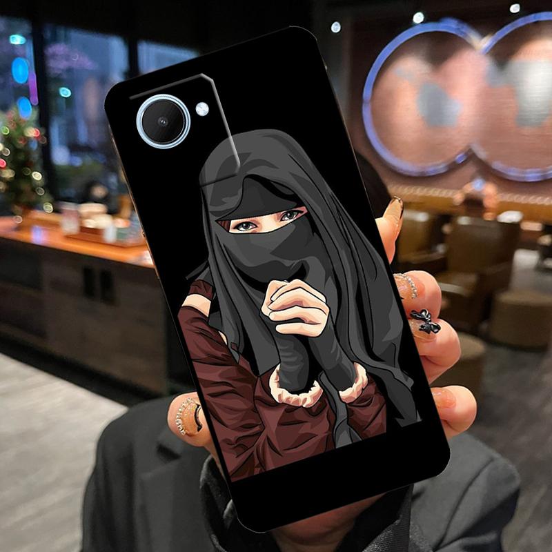 Чехол Мусульманский Исламский Хиджаб Лицо Для Realme GT7 Pro GT6 11 12 13 14 15 Pro Plus C55 C53 C35 C33 C61 C65 C67 C53 C71 C75