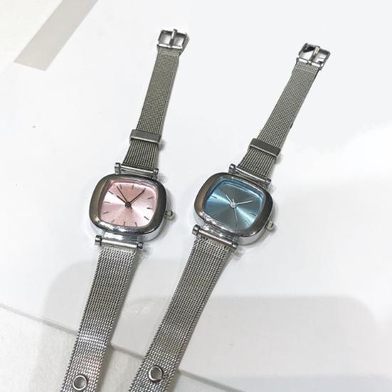 Женские наручные часы с квадратным циферблатом, регулируемым стальным ремешком, кварцевым механизмом, женские классические деловые наручные часы с браслетом, модные ювелирные изделия