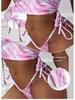 2024 Gradient Print Split Bikini - Sexy European & American Style Swimwear for Women