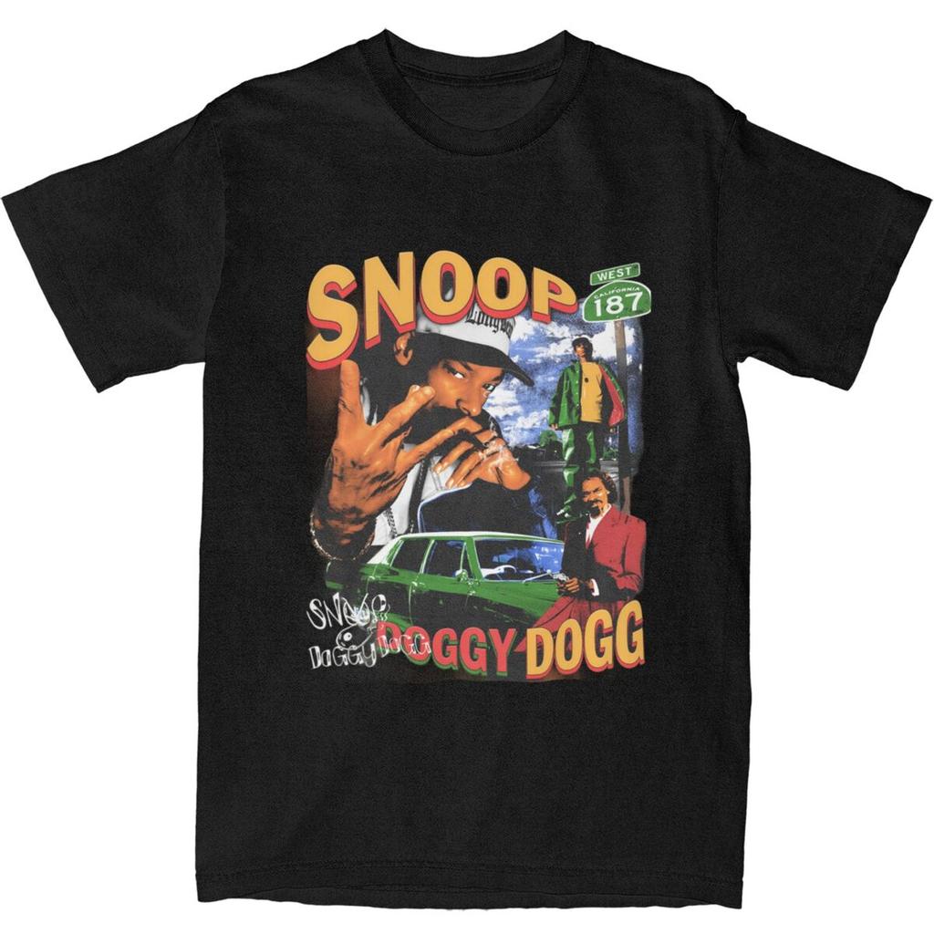 Винтажная футболка Snoop Dogg Бутлег Для фаната Snoop Doggy s Ретро Рэп Хип-Хоп Одежда Модные Футболки Хлопковая Одежда