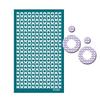 Polymer Clay Silk Screen Stencils Reusable Silkscreen Print Kit for Printing Clay Stamps Jewelry Earrings Decoration Template