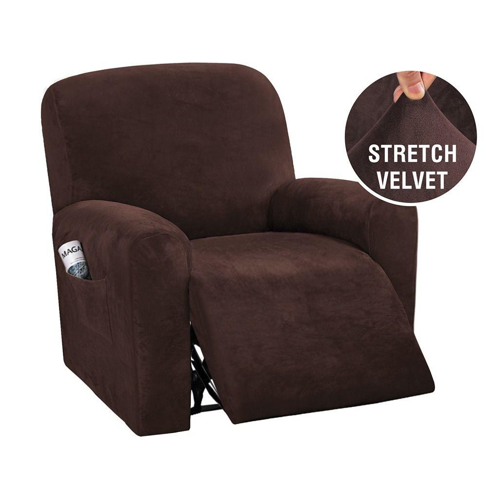 Бархатные чехлы на диван, эластичный протектор для дивана, мягкие чехлы для кресла-реклайнера, Lazy Boy