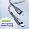 Кабель USB C — Lightning, совместимый с PD 20 Вт, 1 м/2 м/3 м
