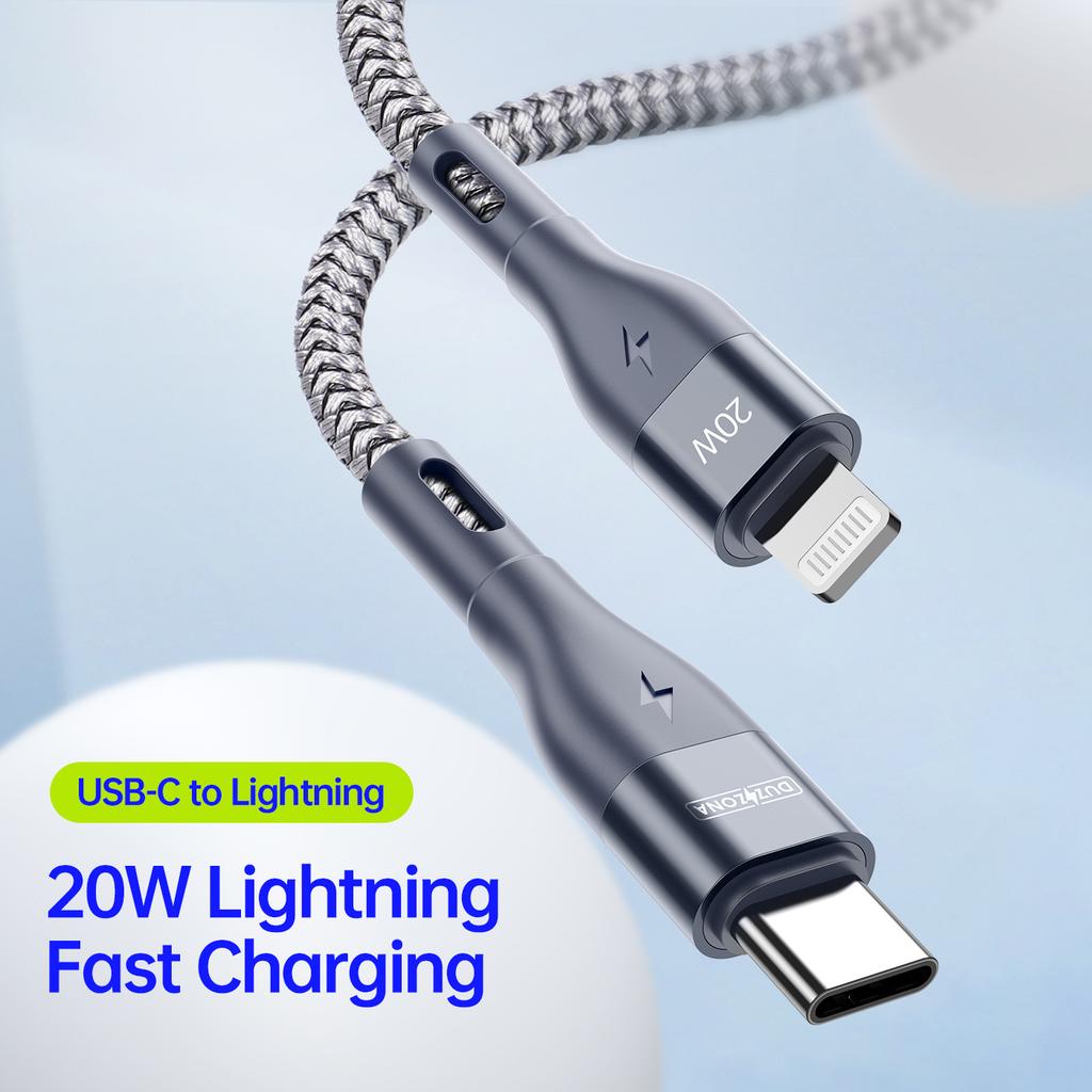 Кабель USB C — Lightning, совместимый с PD 20 Вт, 1 м/2 м/3 м
