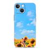 Чехол для телефона iPhone 17 Чехлы iPhone Air 16 15 12 13 14 Pro Max 7 8 Plus 16Pro iPhone11 Чехол Красивый Цветок Подсолнуха
