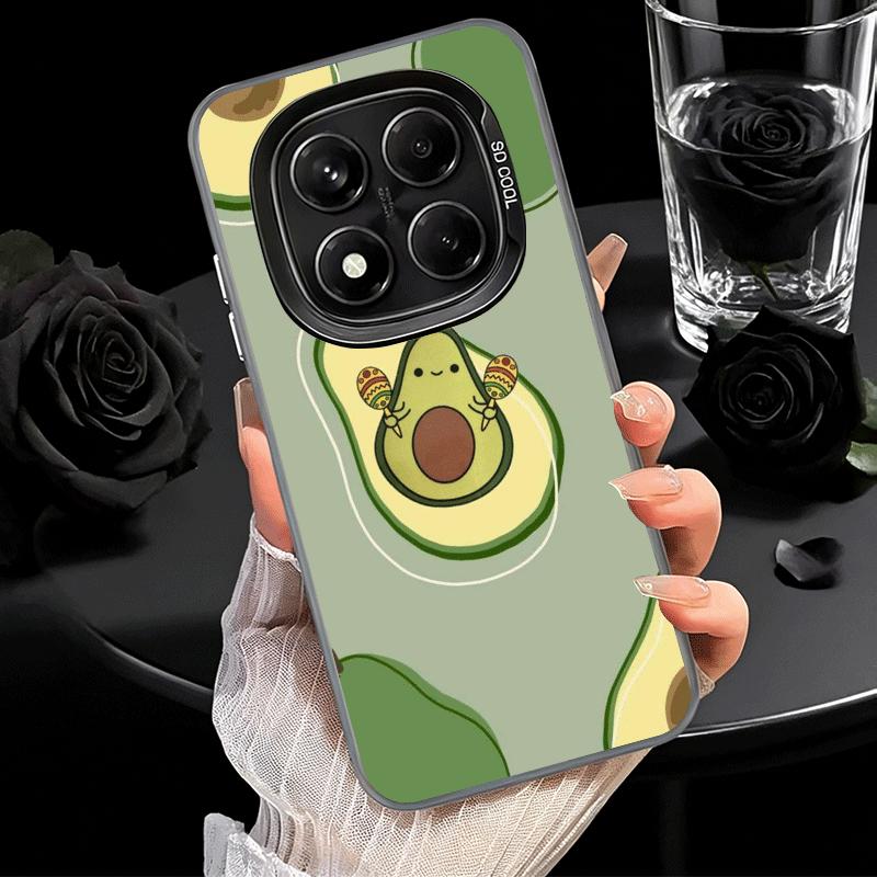 Мультяшный Милый Авокадо Мягкий Чехол для Телефона для Samsung Galaxy S24 S25 FE S26 Edge S23 Ultra S22 Plus S21 + Ударопрочный Чехол Задняя Панель