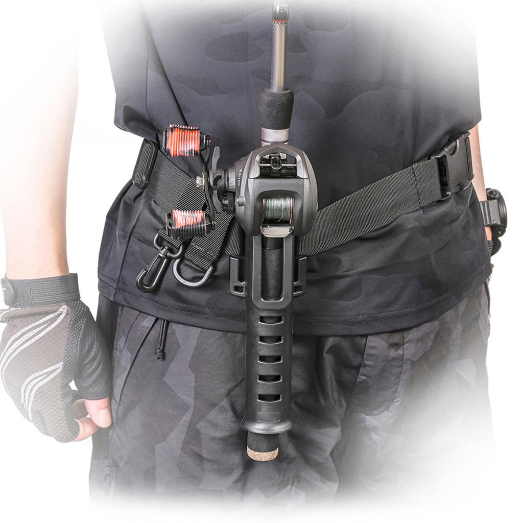 Fishing Waist Rod Holder Belt Outdoor Fishing Rod Pole Holder for Spinning and Casting Rods