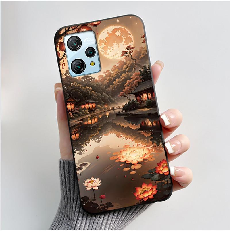 Для Blackview A53 Чехол Blackview A53 Pro Задняя крышка Роскошный Милый Любовь Кролик Забавный Черный ТПУ Мягкий Силикон Защитный Чехол для Телефона