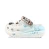 Crush Clog EVA Berry Jumping Bean Decorative Buckle Hand-painted Graffiti Casual Fashion Versatile Clogs Unisex White