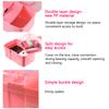 Plastic Storage Box with Removable Tray Nail Polish Carrying Case Multipurpose Organizer Storage