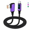 66W Fast Charging Right Angle Charging Cord Right Angle Digital Display Cable  Laptop Charging