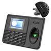 Машина учета рабочего времени с цветным экраном 2,4 дюйма, биометрия, отпечатки пальцев, пароль, регистрация входа и выхода