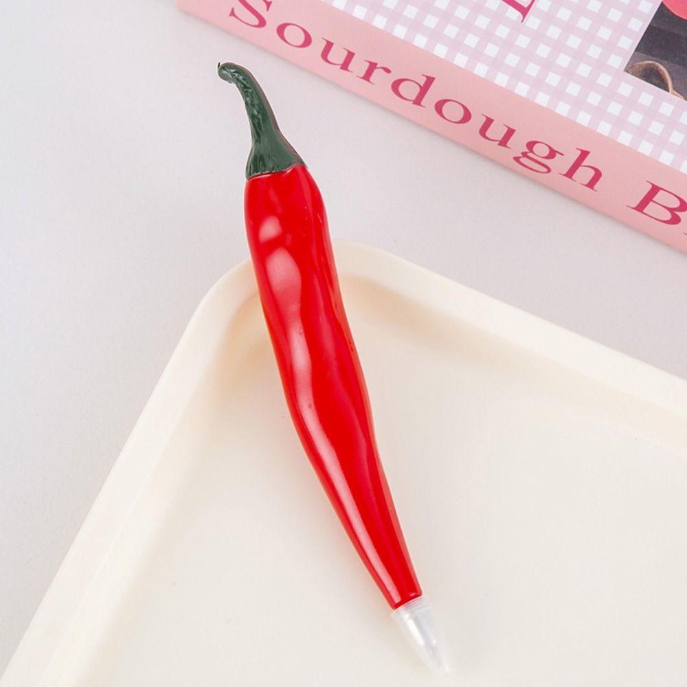 Шариковая ручка с имитацией овощей и фруктов Магнитные пишущие инструменты Высококачественная гелевая ручка для студентов