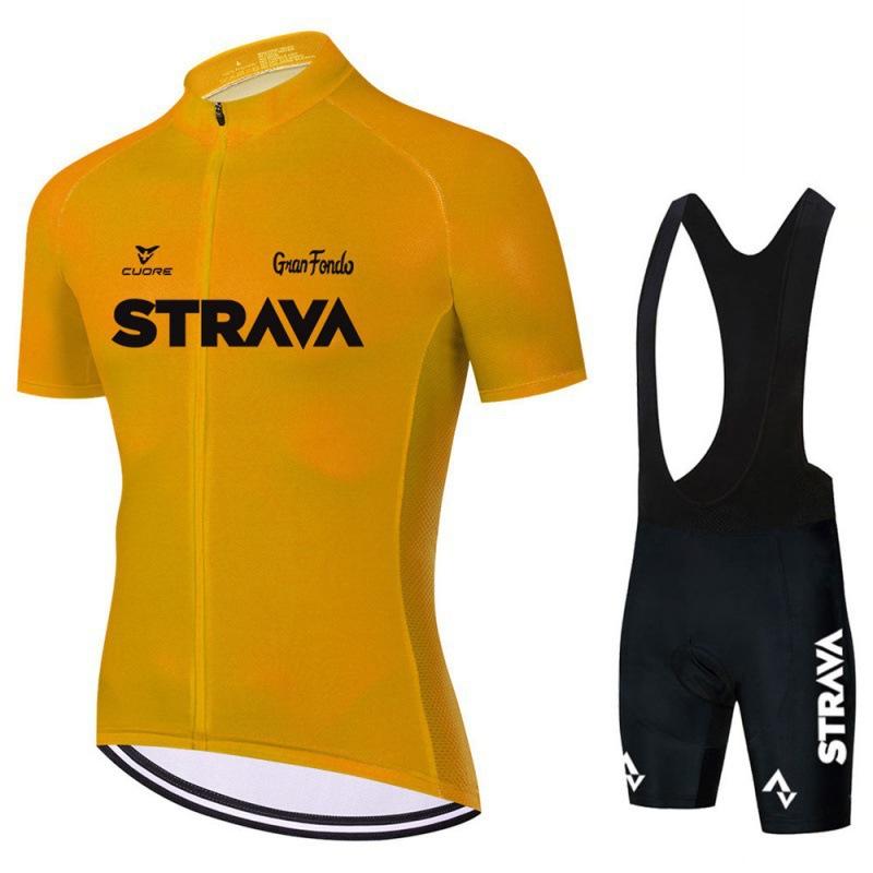 Short Sleeve Cycling Suit Men's Skinny Bicycle Downhill Suit Outdoor Quick-Drying Breathable Mountain Bike 2026 Summer Breathable Cycling Suit Set
