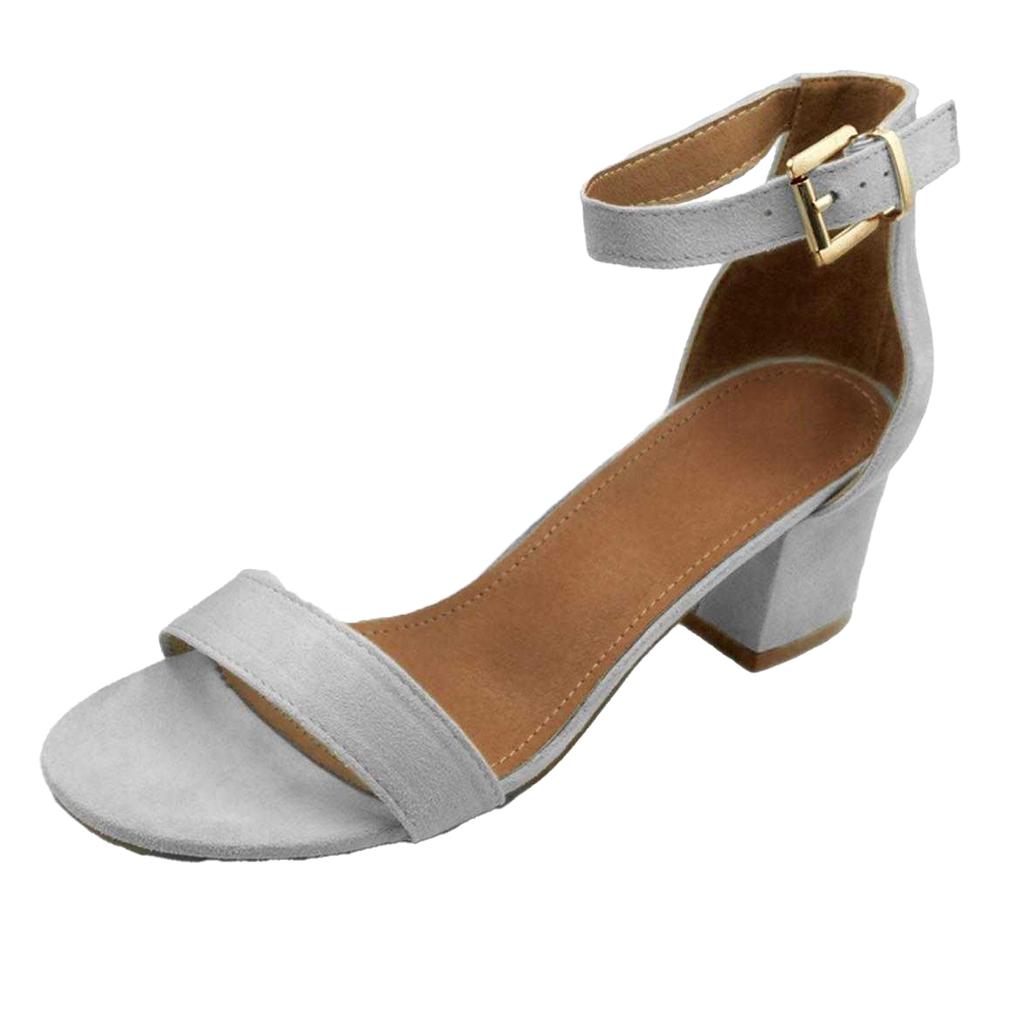 Where's That From Womens/Ladies Emani Strappy Mid High Block Sandals