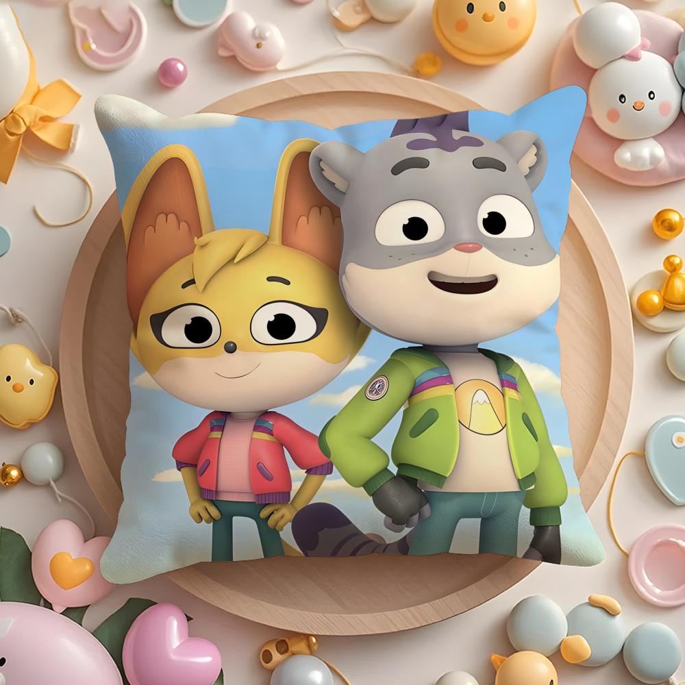 Аниме Чехол на подушку 'С-Существа' для дома и автомобиля, многоцелевой чехол на подушку - Двусторонний, Мягкий и прочный для повседневного использования