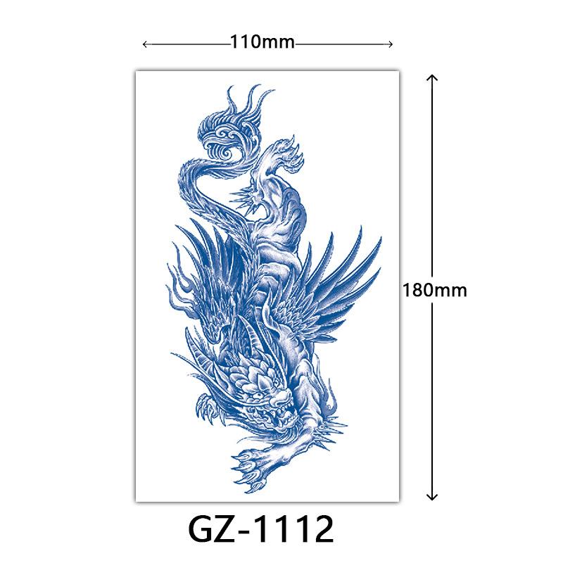 Соковые тату-наклейки, Растительные тату-наклейки, Полуперманентные тату-наклейки с английскими буквами Тату