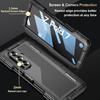 For Galaxy Z Fold 4  5 6 7 Luxury Folding Metal Case Premium Aluminum Rugged Bumper Heavy Duty Shockproof Protect Silicone Cover