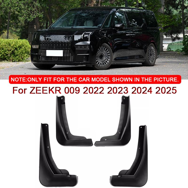 For ZEEKR 009 2022 2023 2024 2025 Car Styling ABS Car Mud Flaps Splash Guard Mudguards MudFlaps Front Rear Fender Accessories