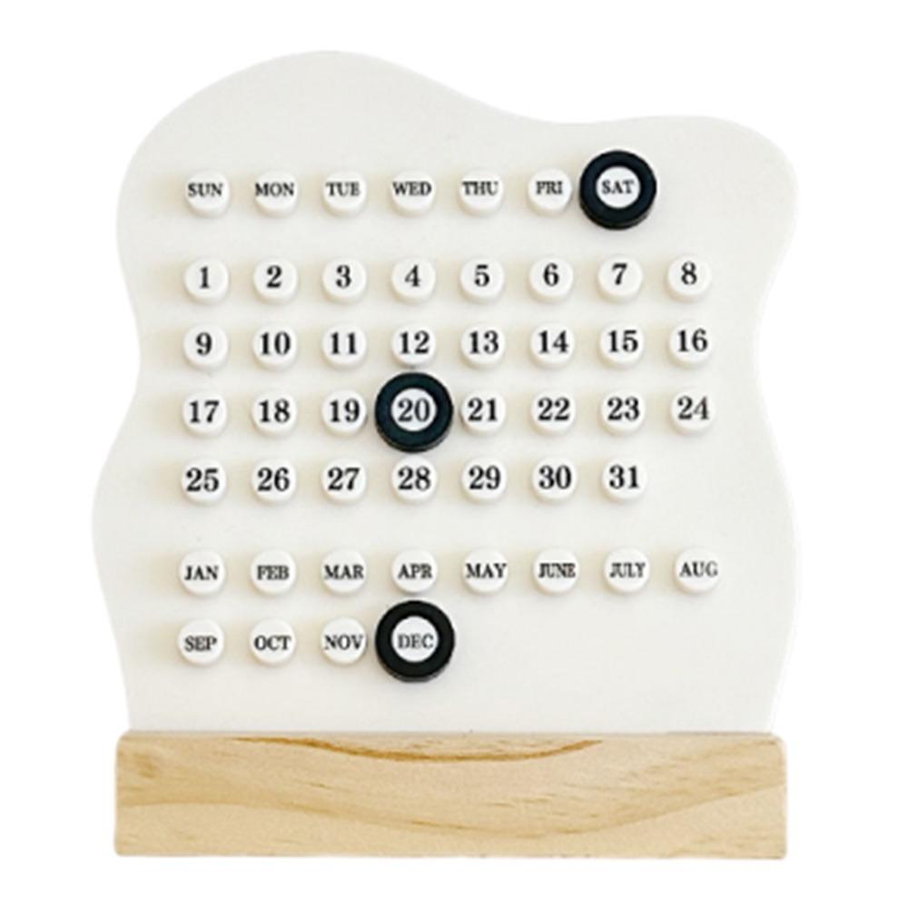 Creative Manual Perpetual Calendar 3 Rings Montessori Calendar  Student Dormitory