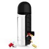 Multifunctional Water Bottle with 7-Day Pill Organizer - Portable and Convenient for Outdoors
