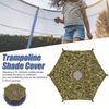 6/8/10/12/14/15/16-футовый тент для батута, устойчивый к ультрафиолетовому излучению, водонепроницаемый, устойчивый к погодным условиям, навес для батута на 6-12 стоек, защита от солнца