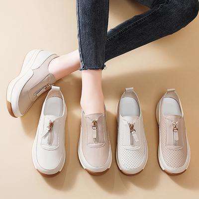 Мода Мода Универсальная Женская Обувь Весна Новые Туфли на Плоской Подошве с Круглым Носком Простые Нескользящие Женские Кроссовки Комфорт Женская Повседневная Обувь Zapatos