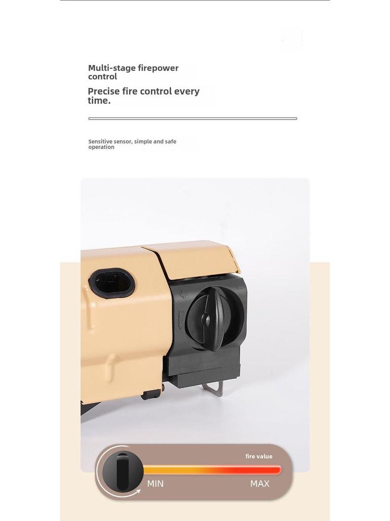 Портативная складная ветрозащитная газовая походная плита с магнитным поджигом