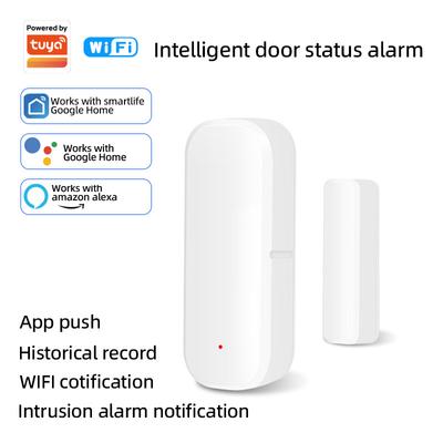 Tuya/Zigbee Smart WiFi Магнитный датчик открытия/закрытия двери Уведомление об управлении приложением Smart Life Совместимость с Alexa Google