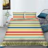 Checkered Striped Bedding Set Washable and Easy To Dry Down Duvet and Pillowcase 2/3 Pieces AU/US/DE Full Size Home Decor