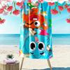 Darwin Gumball Print Beach Towel, Large Soft Quick Dry Towel for Beach Camping Swimming