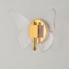 Nordic Metal Acrylic LED Butterfly Wall Lamp Modern Tricolor Adjustment Wall Light Sconces Elegant Creative Ceiling Light‘ Hotel