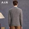 Antonio Men's 100% Cashmere Cable Knit Cardigan