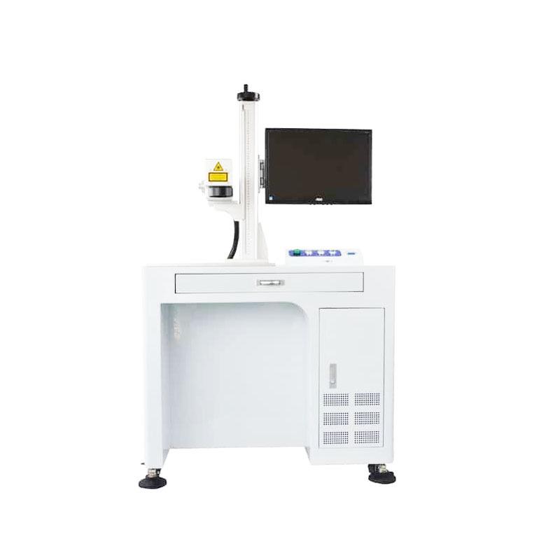 Cabinet Fiber Laser Marking & CO2 Engraving Machine with UV Laser Marking