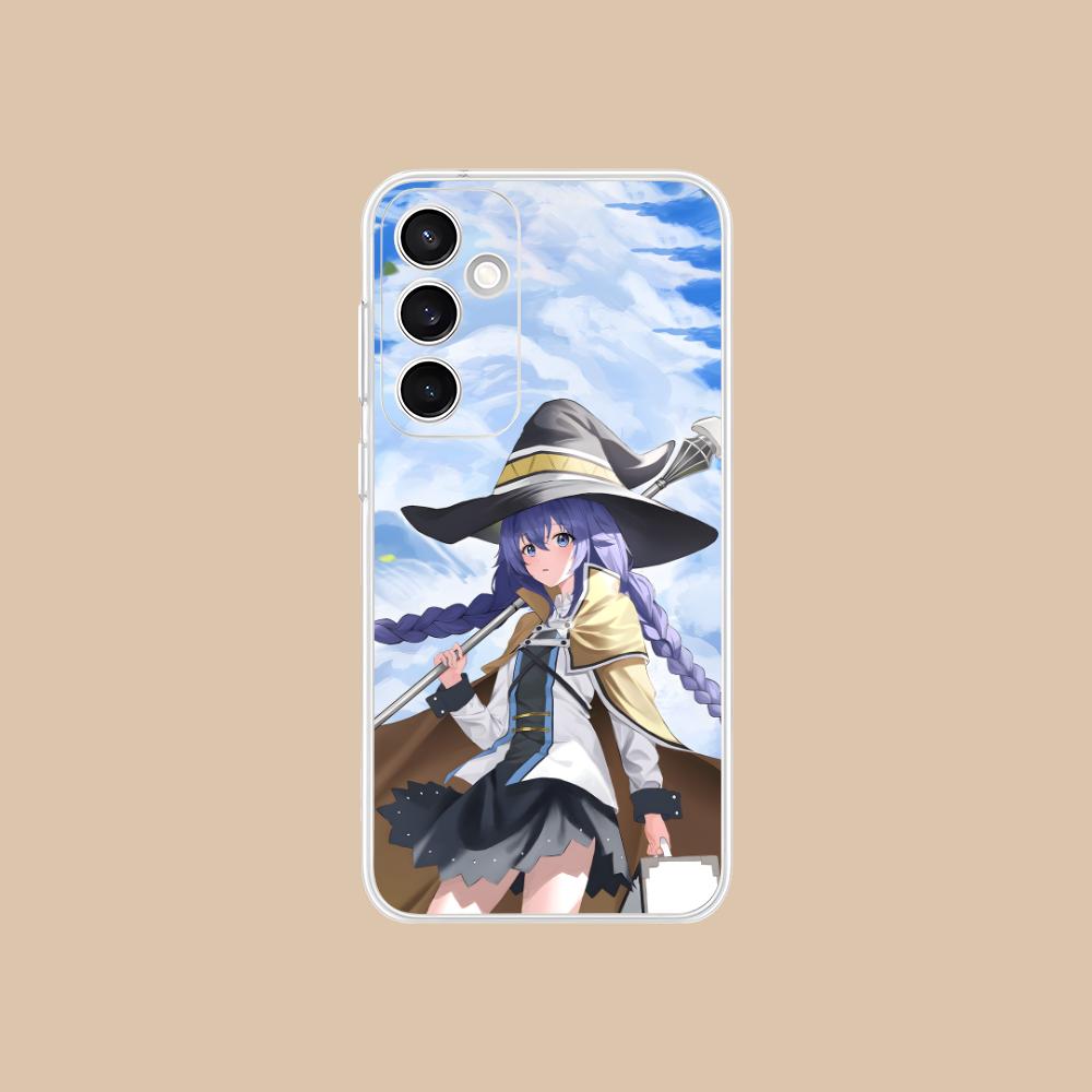 Чехол для мобильного телефона Mushoku Tensei Roxy для Samsung Galaxy S25 S24 S23 S22 S21Plus FE Ультрапрозрачный Цветной Чехол Красивый Роскошный