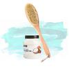 Dry Massage Brush + 100% Pure Coconut Oil Refined Coconut Oil 500 Ml