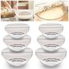 3/6 шт. Крышка для миски Эластичная крышка для ферментации хлеба Многоразовая крышка для банки для ферментации закваски Набор для выпечки Кухонные аксессуары