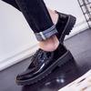 Модная Нескользящая Черная Рабочая Шнуровка Увеличивающая Рост Мужская Кожаная Обувь По Акции ПУ Роскошная Распродажа Слипоны Новая Ретро Мужская Повседневная Обувь