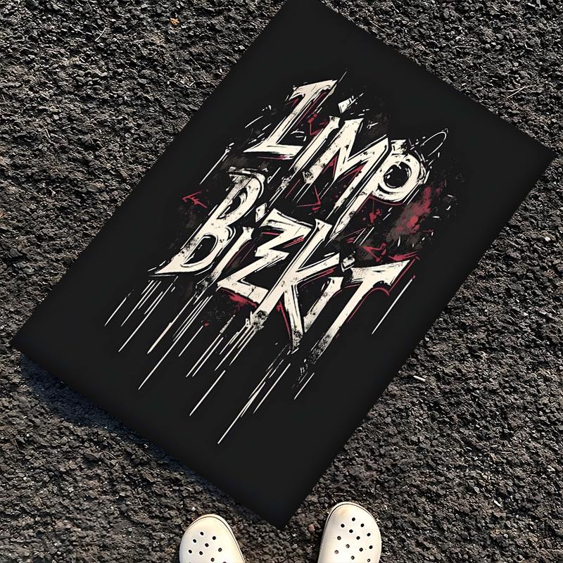 Полиэстеровый ковер Limp Bizkit, Мягкий коврик для помещений под офисное кресло, в гостиную, к компьютерному столу - Декоративный дизайн ковра для домашнего офиса