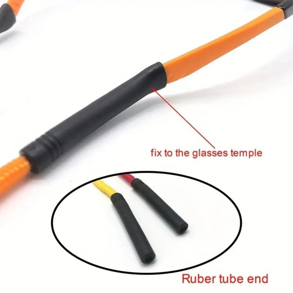 1PC Adjustable Length Floating Glasses Strap Polyester Foam Foam Floatable Design Eyewear Retainer Lanyard Durable Non-slip