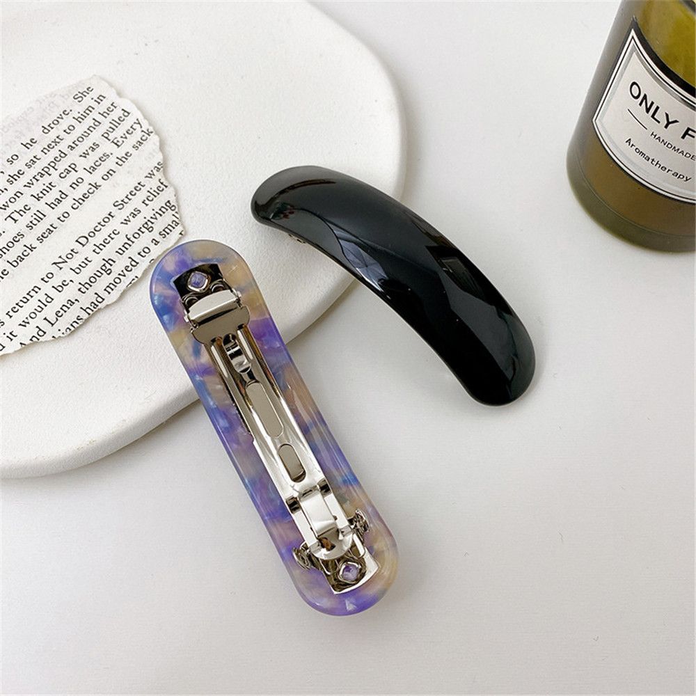 Модные геометрические заколки для волос из ацетата, аксессуары для волос, зажим для хвостика, заколки