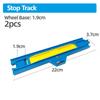 All Kinds of Plastic Rail Train Track Parts Accessories Curve/Straight/Block/Bridge Tracks Gift for Boy Toys X2