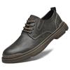 Fashion Men's Lace Up Oxford Shoes Outdoor Comfort Walk Jogging Sneakers Shoes Office Daily Commute British Style Leather Casual Shoes