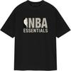 Essentials X NBA Tee Black Unisex Tops 125AL244101F